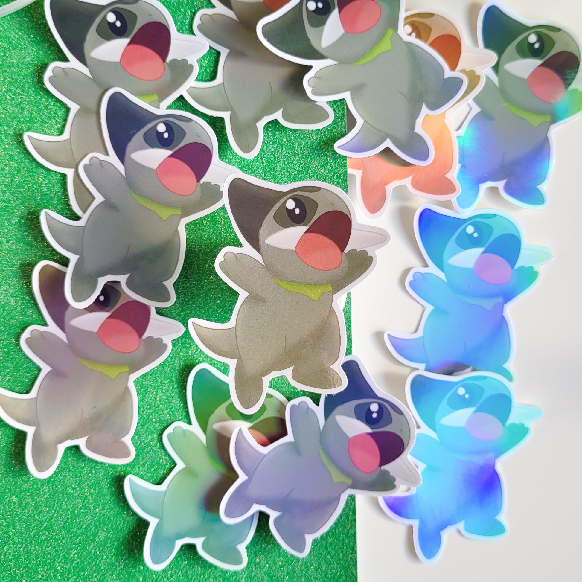 Pokemon sticker featuring Axew