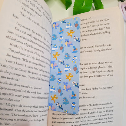 Cute water type pokemon bookmark