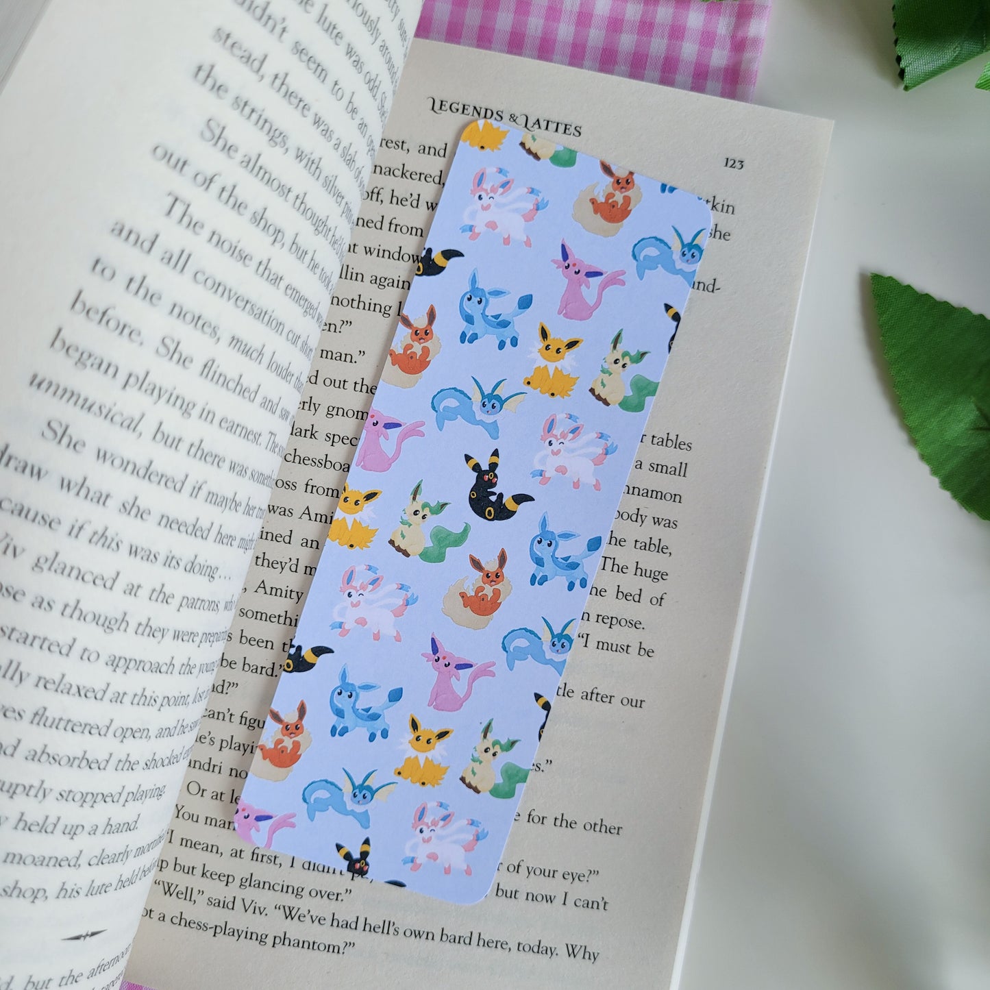 cute eeveelution pokemon bookmark