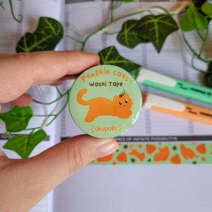 Pumpkin Cats Washi Tape