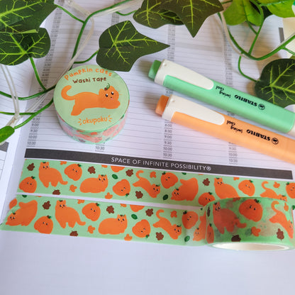 Pumpkin Cats Washi Tape