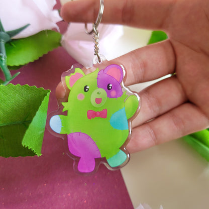 Frankenbear Keychain