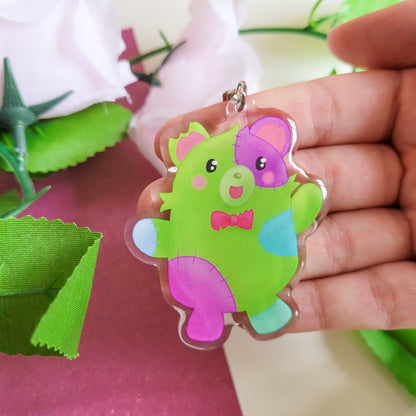 Frankenbear Keychain