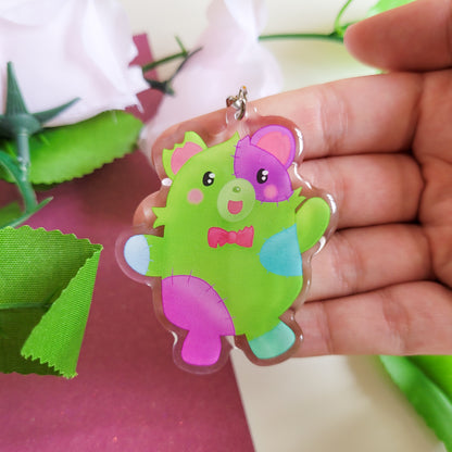 Frankenbear Keychain