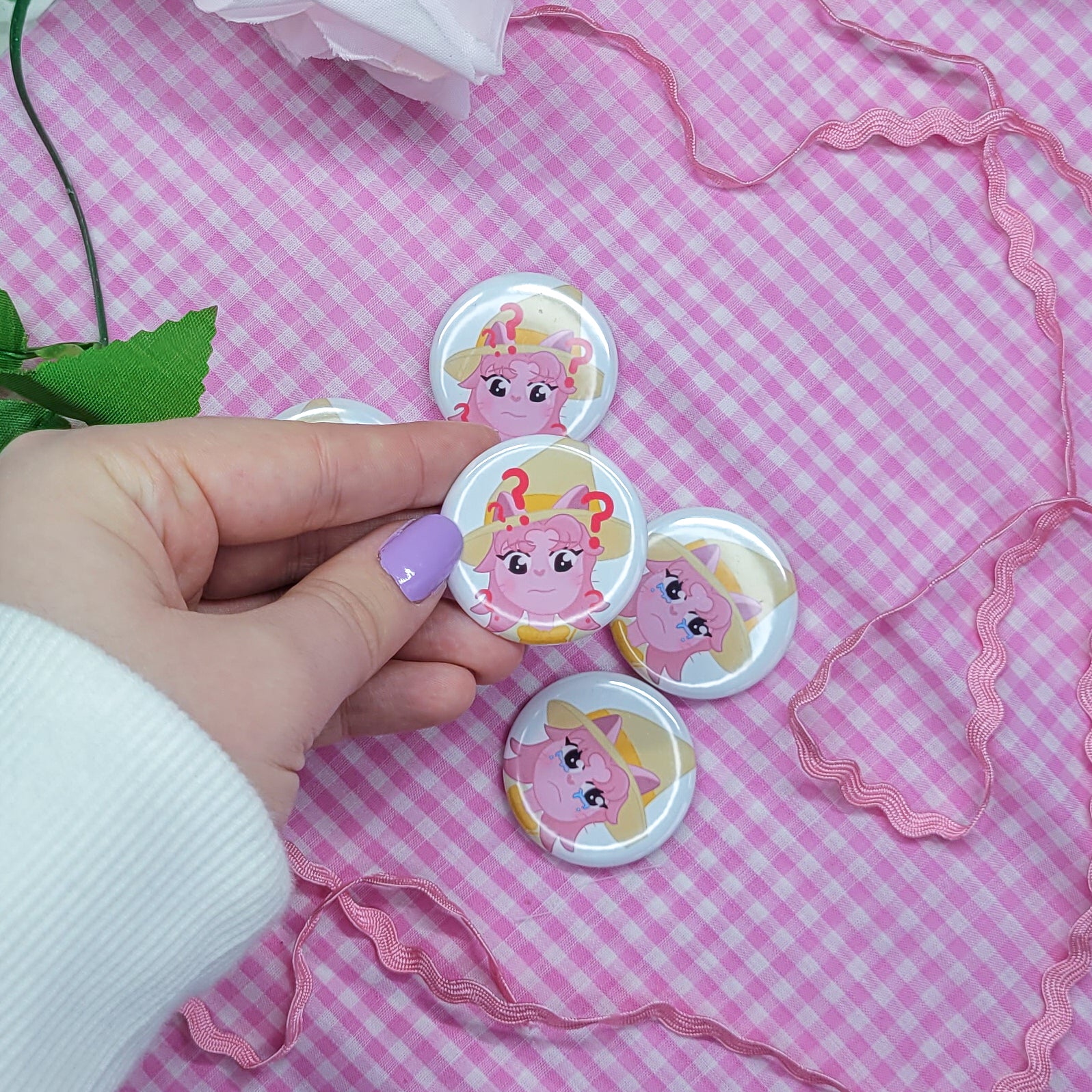 Little Friendly Witches Button Badges