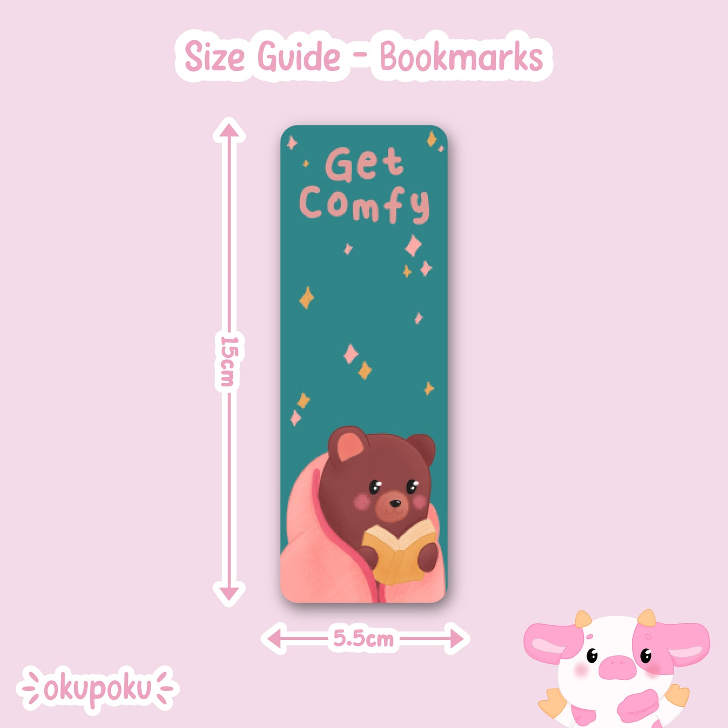 Get Comfy Bear Bookmark