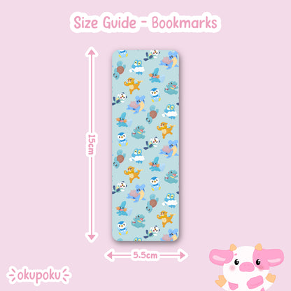 Water Type Pokemon Bookmark