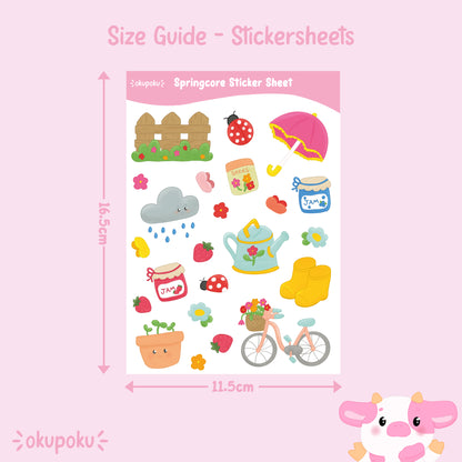 Springcore Sticker Sheet