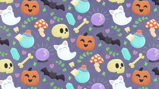 Spooky Doodles Wallpaper